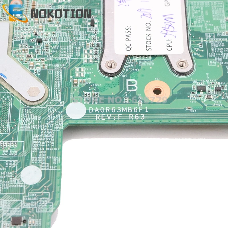 Материнская плата NOKOTION для ноутбука HP Pavilion 14 E 15 HD8670M GPU 713256 001 501 DA0R63MB6F1 материнская