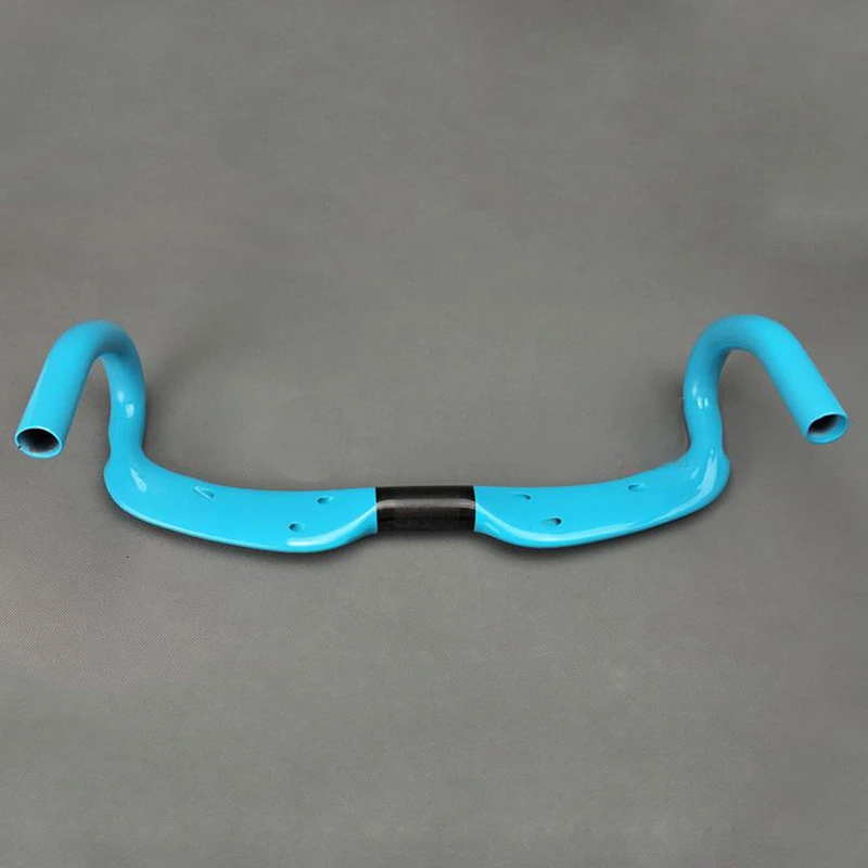 Изогнутый руль для велосипеда MTB шоссейных гонок прочный жесткие Аксессуары