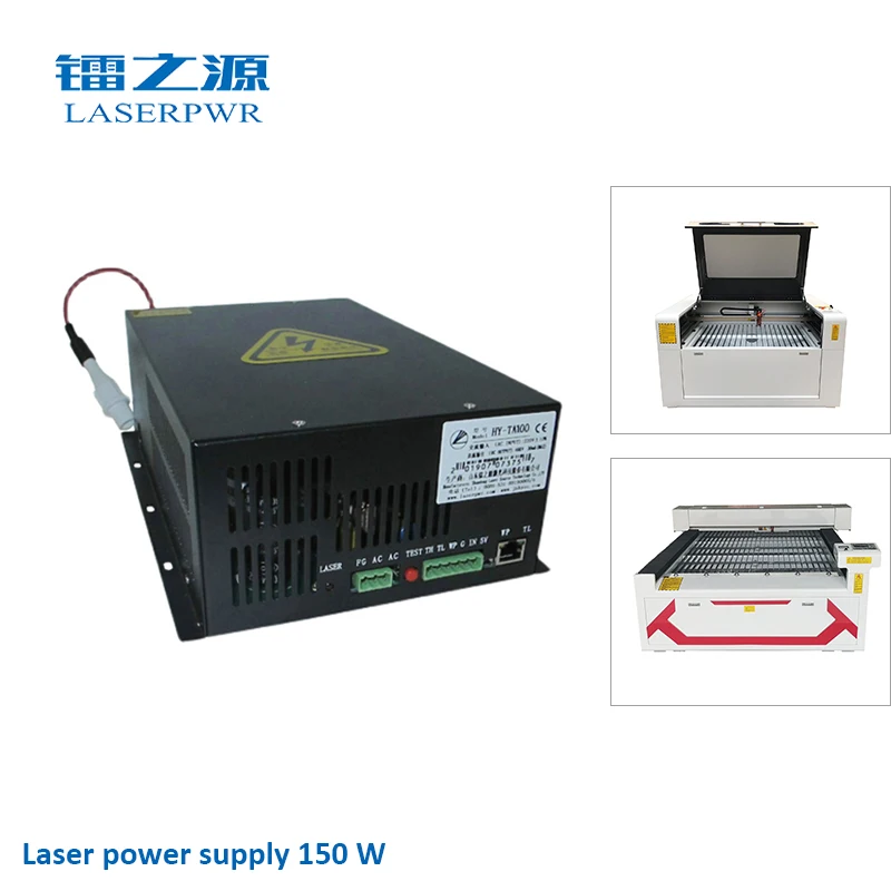 

LASERPWR CO2 Laser Power Supply TA100 for 80W 90W 100W Laser Glass Tube for Cutting Marking Engraving of Non-metallic Materials