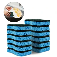 multi use non scratch odor resistant all purpose scrubbing sponge safely clean pot pan all hard surfaces in kitchen and bathroom