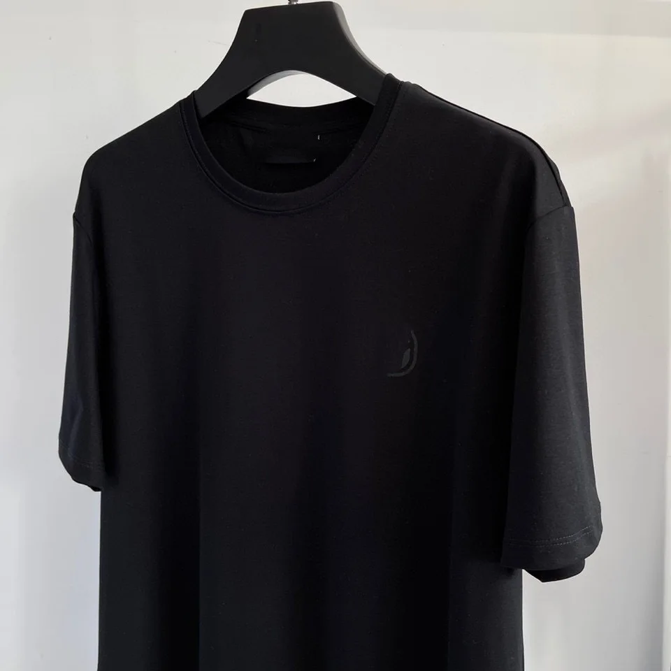 

165095 spring and summer collection men's round neck printing element short sleeve basic T-shirt