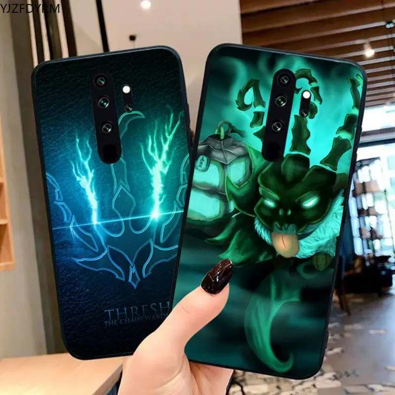 Lol поддержка Thresh мягкий резиновый чехол для телефона Redmi Note 9 8 8T 8A 7 6 6A Go Pro Max K20