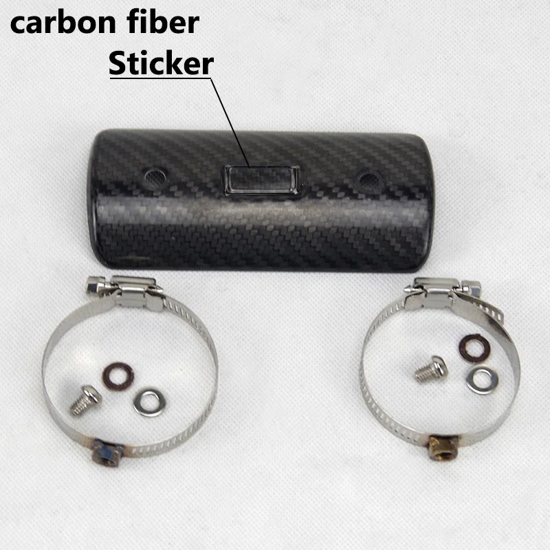 Чехол для глушителя выхлопных газов мотоцикла цветная защита из углеродного