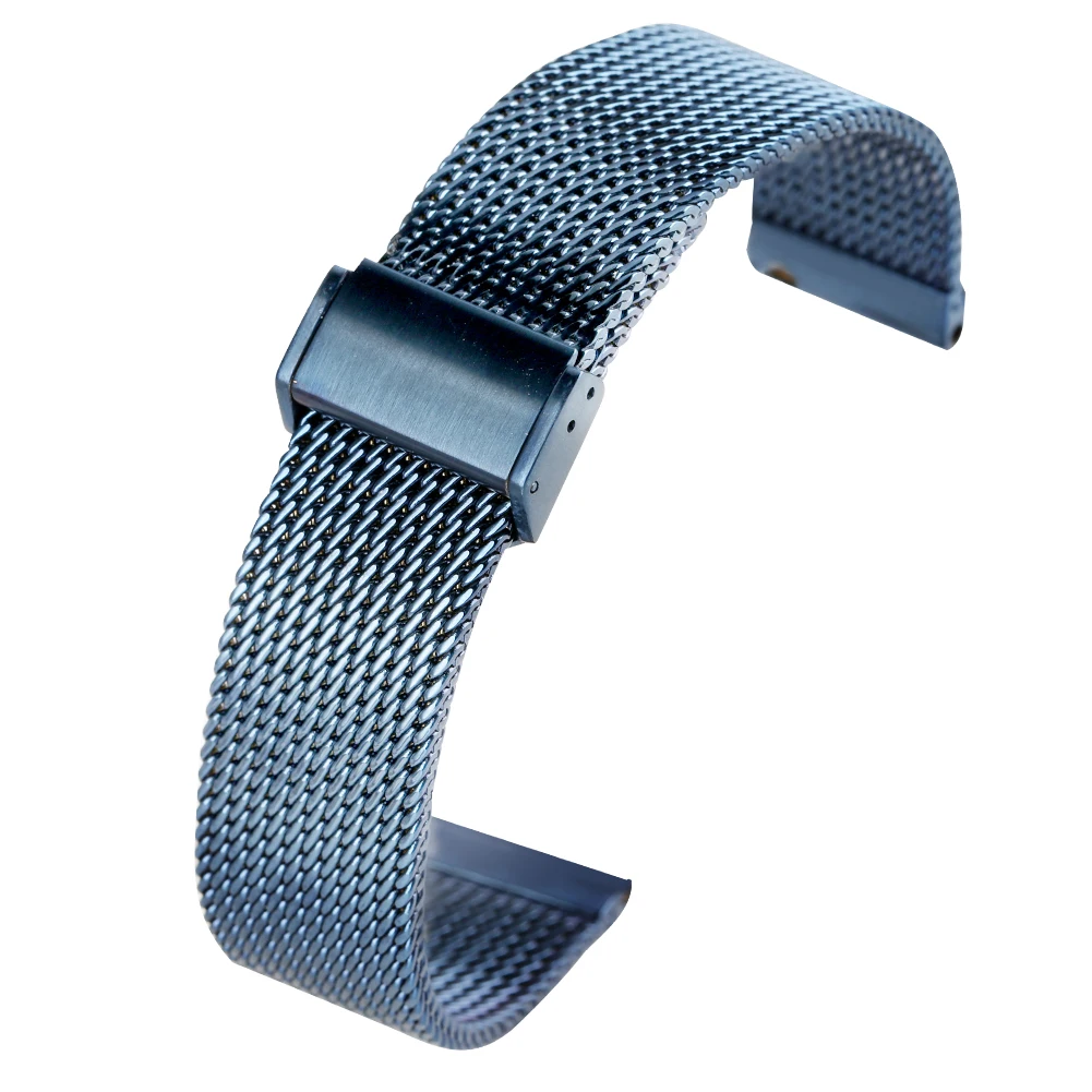 Ремешок унисекс из нержавеющей стали для часов сменный Браслет наручных с