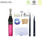 Паяльник с бутановым газом, 1300 градусов Цельсия, Сварочная ручка, горелка, паяльник, Газовый паяльник Dremel, беспроводной инструмент с бутановым наконечником