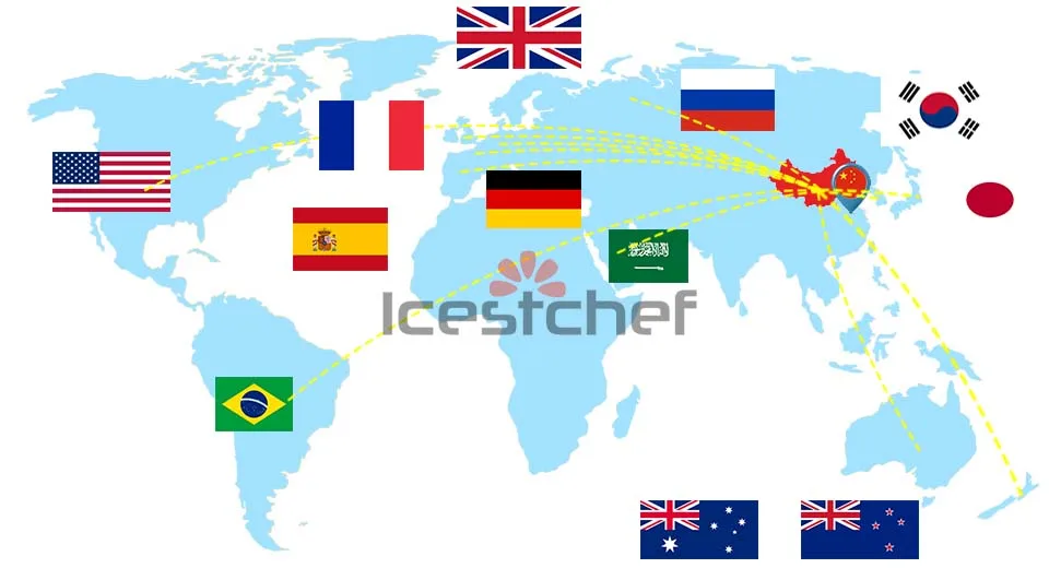 ICESTCHEF 304 разделочный блок из нержавеющей стали Антибактериальные разделочные доски против плесени разделочные доски инструменты для фруктов, овощей, мяса