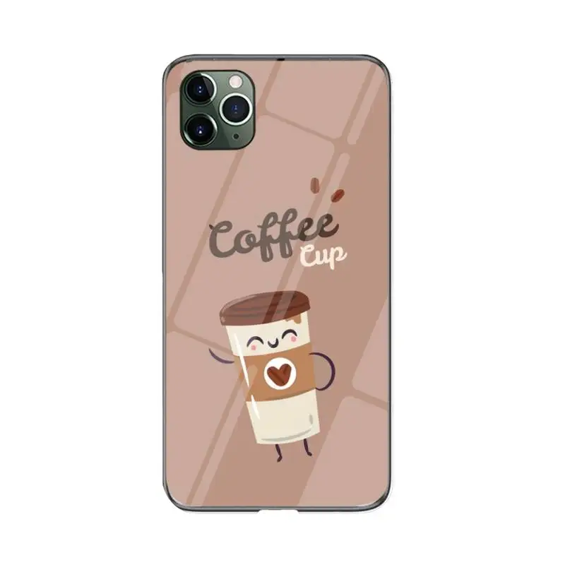 

FHNBLJ Glass phone case Phone Case For iPhone 12 mini 12 PRO Max 11 pro XS MAX 8 7 6 6S Plus X XR cover