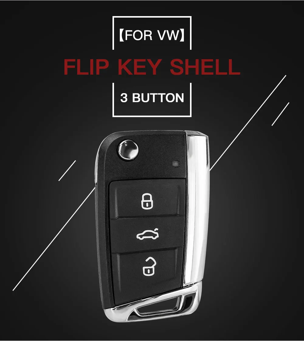 OkeyTech автомобильный брелок для V W Gollf MK7 Skoda Octavia Seat Golf 7 Polo Passat Mk2 Touran чехол, футляр для телефона HU66 Blade Блестящий металлический