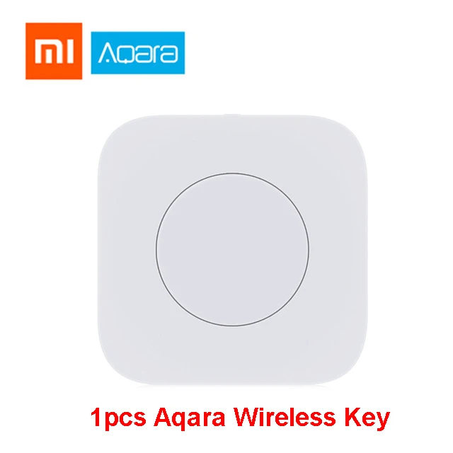 Wireless Key Xiaomi Aqara двусторонний модуль управления беспроводной релейный переключатель управление Лер умный таймер 2 канала работает для Mijia APP и Homekit - Цвет: Wireless Key