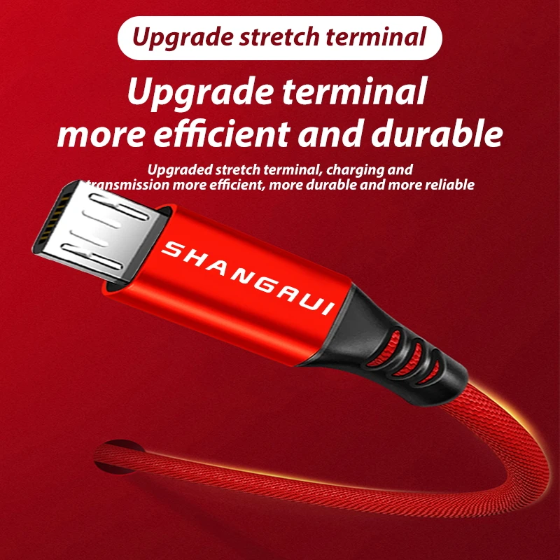 Кабель Micro Usb 3A шнур для быстрой зарядки и передачи данных Samsung Xiaomi Huawei Android