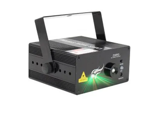 2 holes 9 in 1 DJ для лазерного шоу проектор Лазерный с светодиодный 80 узорами RGRB цвет украшения освещение диско-музыка шоу лусы бар клуб Рождество - Цвет: 2 holes 9 in 1