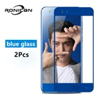 Закаленное стекло для Huawei Honor 9, 2 шт., защита экрана, полное покрытие, синяя защитная пленка, закаленное стекло для Huawei honor 9 Lite