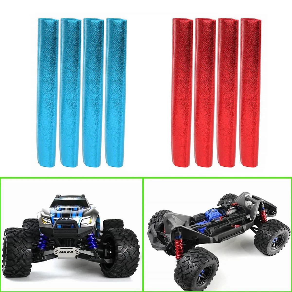 

Traxxas 1/10 89076-4 4S MAXX Shock Absorber Dust Cap Waterproof Cover RC Car Accessories Parts