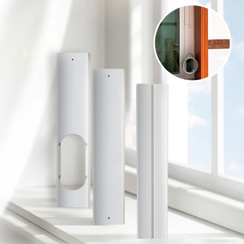 

3Pcs 55-165cm Mobile Air Conditioner Wind Sheild Air Vent Duct Window Slide Seal Kit Plate for Portable Air Conditioner