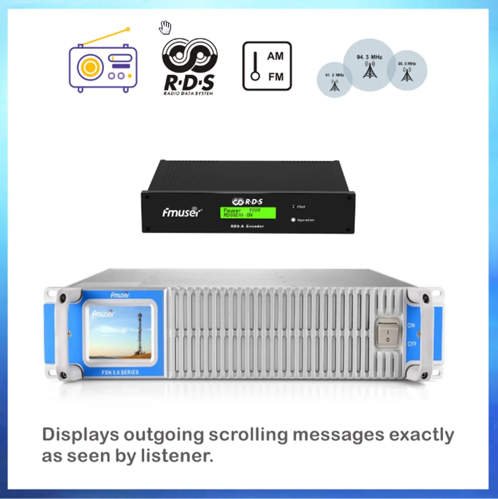 Новый RDS 300 Вт 350 FM вещание с энкодер DV2 дипольная антенна + комплект кабелей 30