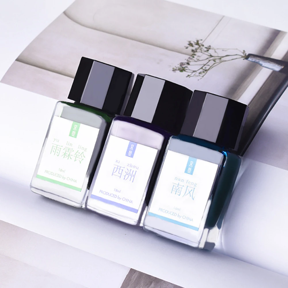 18 мл напылением золотистого цвета Цветные чернила для каллиграфии живопись