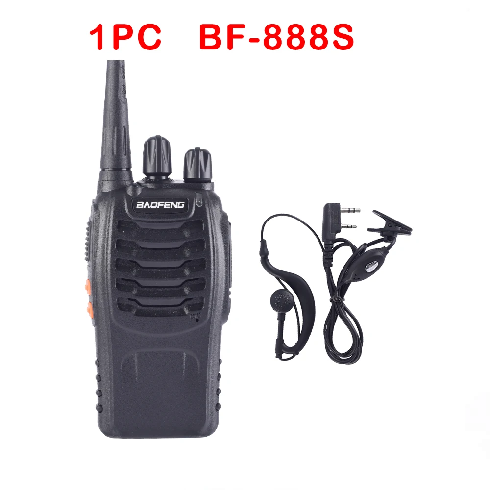 1 шт./2 шт. Baofeng BF-888S рация радиостанция UHF 400-470 МГц 16CH BF 888s радио talki walki BF 888s портативный приемопередатчик