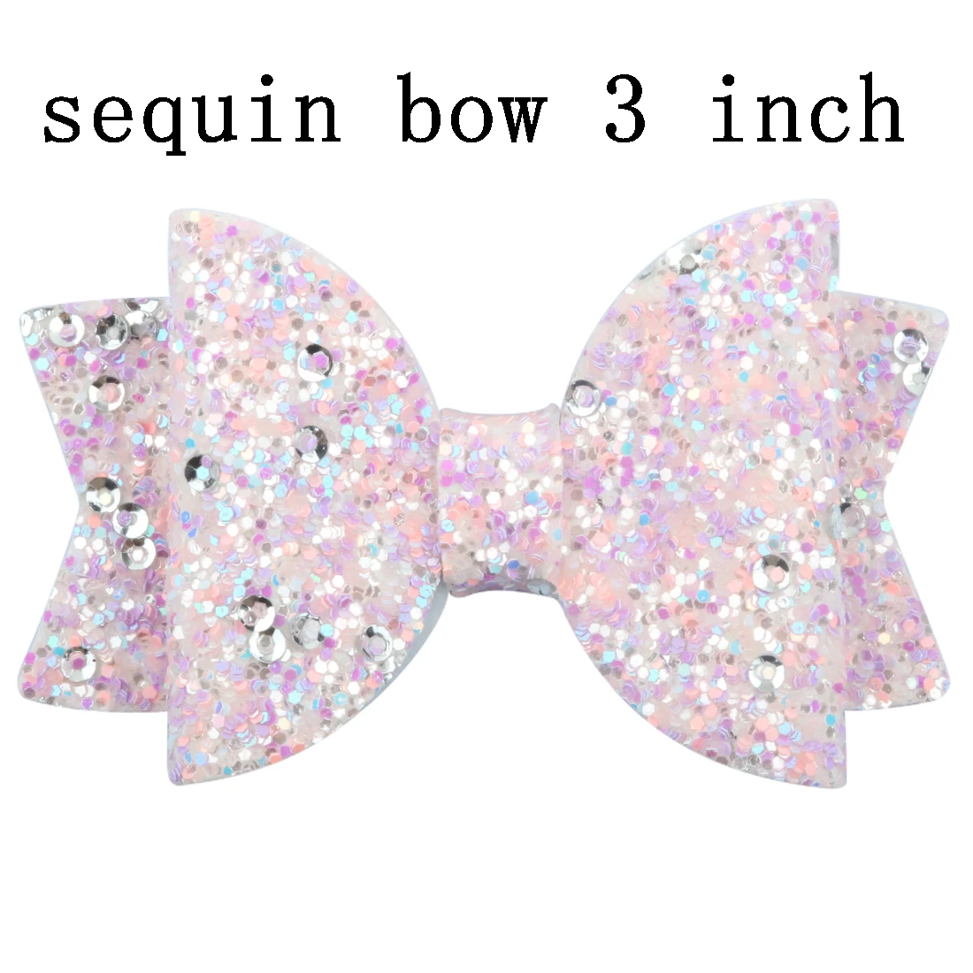 sequin-4 1 шт., заколки для волос для девочек, блестящие банты с зажимом, 3 дюйма, заколка-бабочка, заколки для волос, принт в виде сердца, звезды, патриотизм, точечный дизайн - Цвет: sequin-4