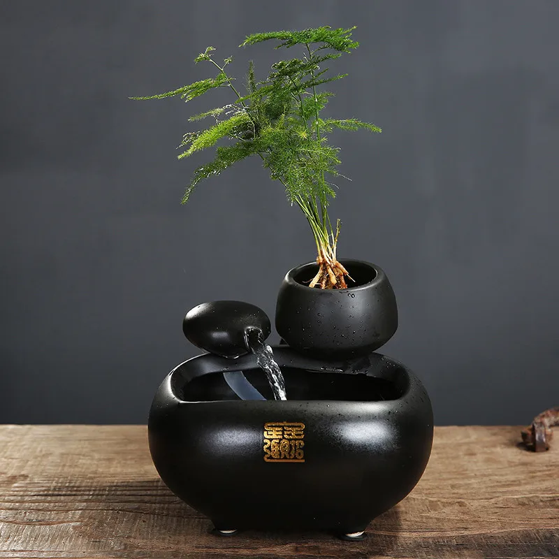 Креативные украшения для фонтана в помещении увлажнитель воздуха офиса фэн шуй