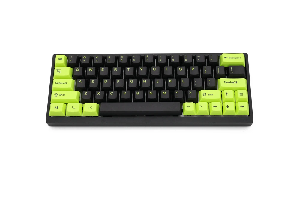 Вишневый профиль dip Dye Keycap набор толстый PBT пластиковый код терминал dye