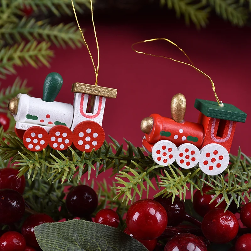 

Colorful train pendant decoration supplies shop shopping mall Christmas eleven scene decoration pendant