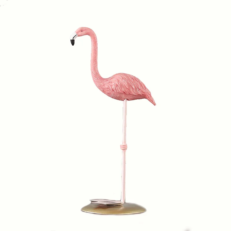 Современная стильная Смола Фламинго Artware украшение орнамент 3 различных