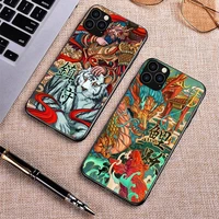 chinese zodiac beast dragon tiger phone case for iphone 11 pro max iphone 12 13 pro max xs max 6 8 7 plus x 2020 xr phone cases