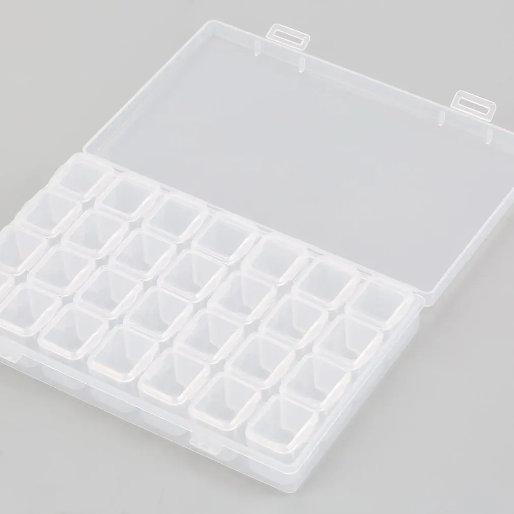 Прозрачный пластиковый органайзер 28 ячеек|Комплекты и наборы| |