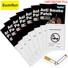 140120100 шт. остановить дым прекращение 100% натуральный ингредиент анти-дым пластырь китайские из трав, медицинская дыма AwayTherapy уход