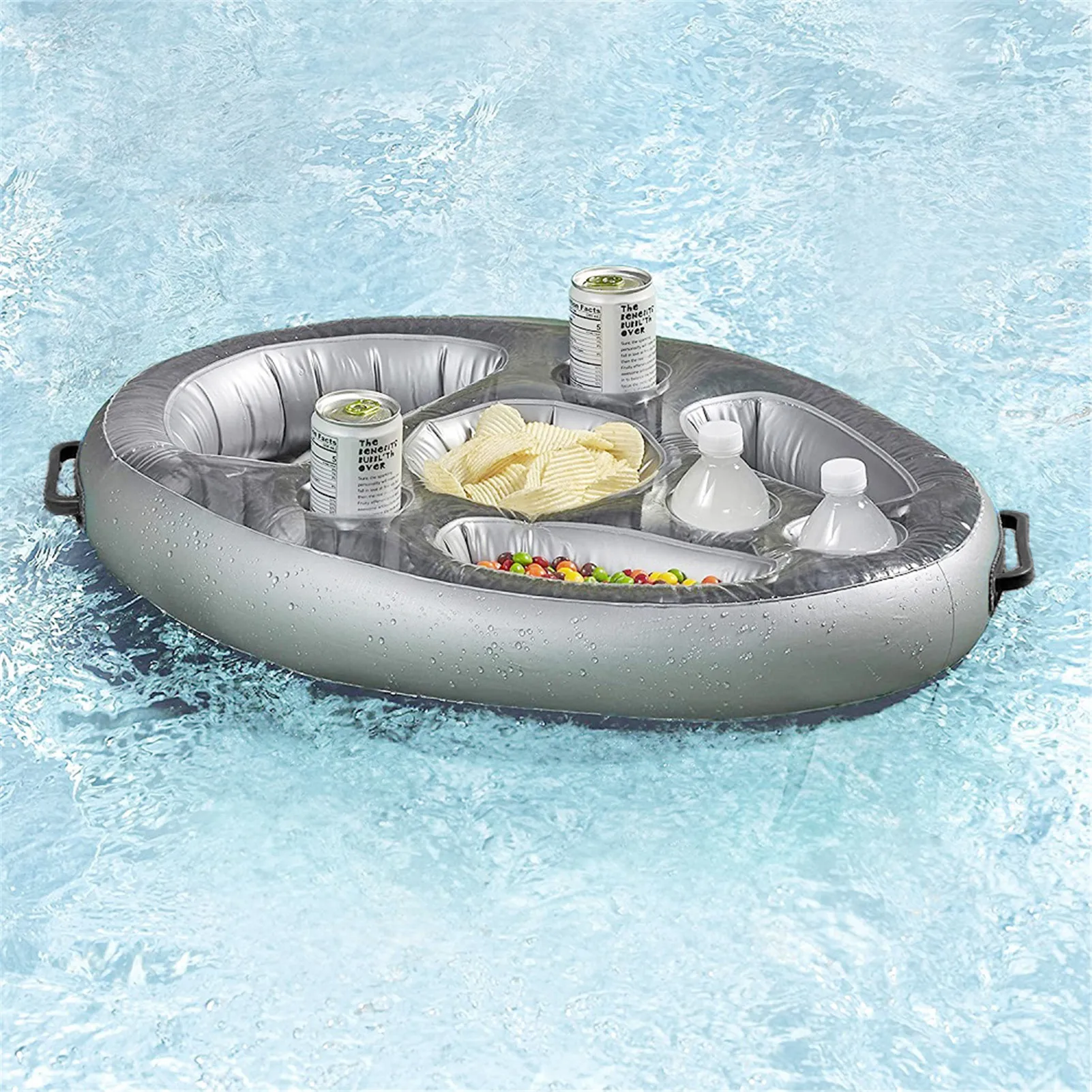 Table Bar Tray Portable Beach Swimming Ring Accessories