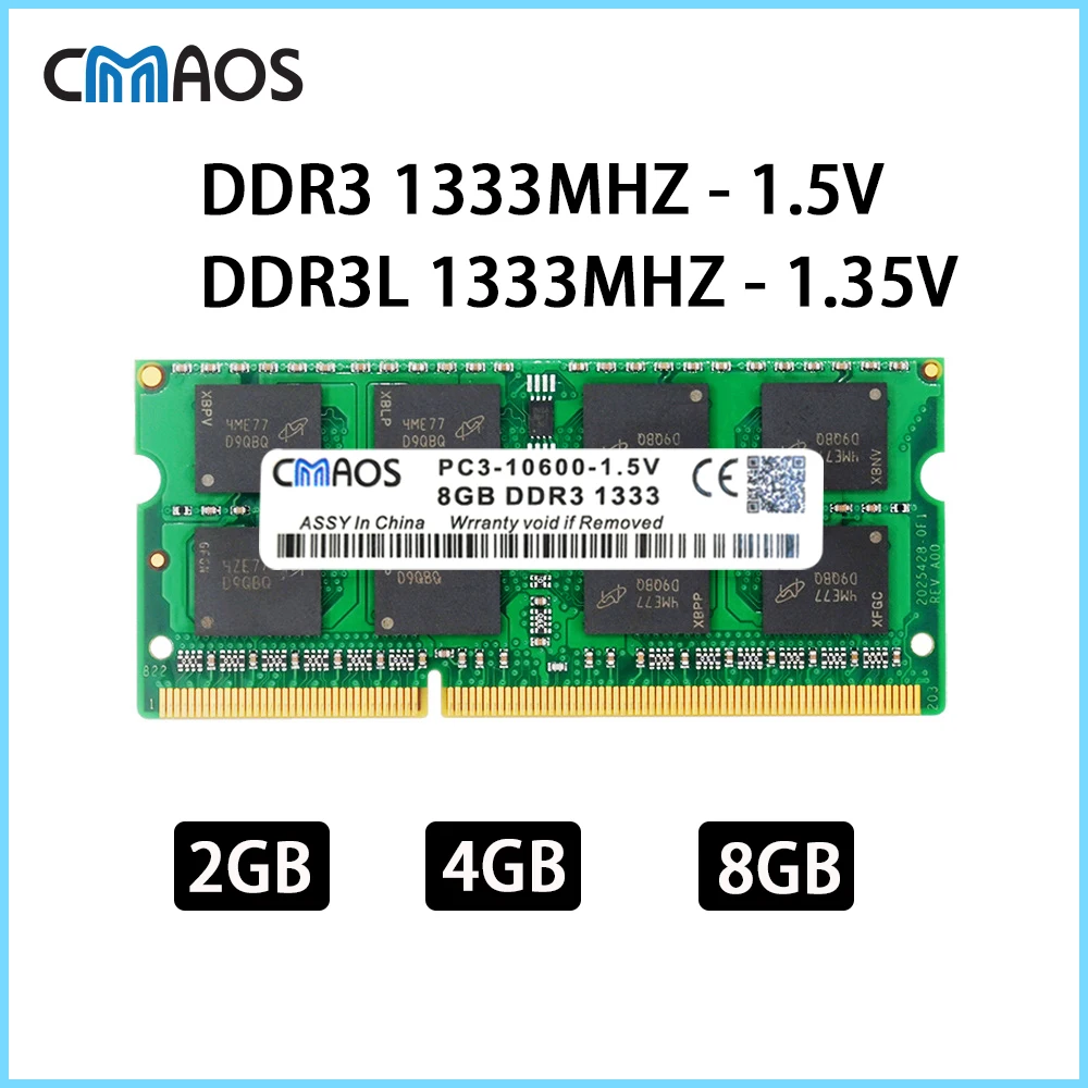 Оперативная память для ноутбука ОЗУ DDR3L DDR3 8 ГБ 4 Гб 2 1333 МГц PC3 10600 ddr 3 Sdram Sodimm 1 35 в |