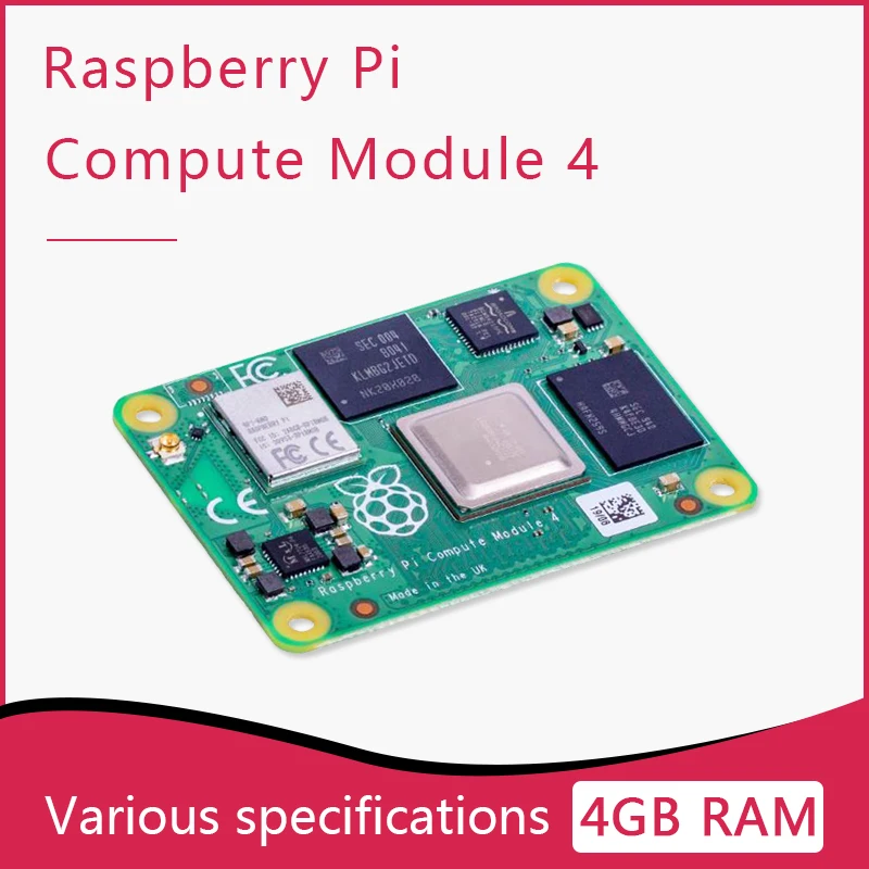 Raspberry Pi CM4104000 CM4104008 CM4104016 CM4104032 CM4004000 CM4004008 CM4004016 CM4004032-Compute модуль 4 Rev5 WiFi eMMC CM4 |