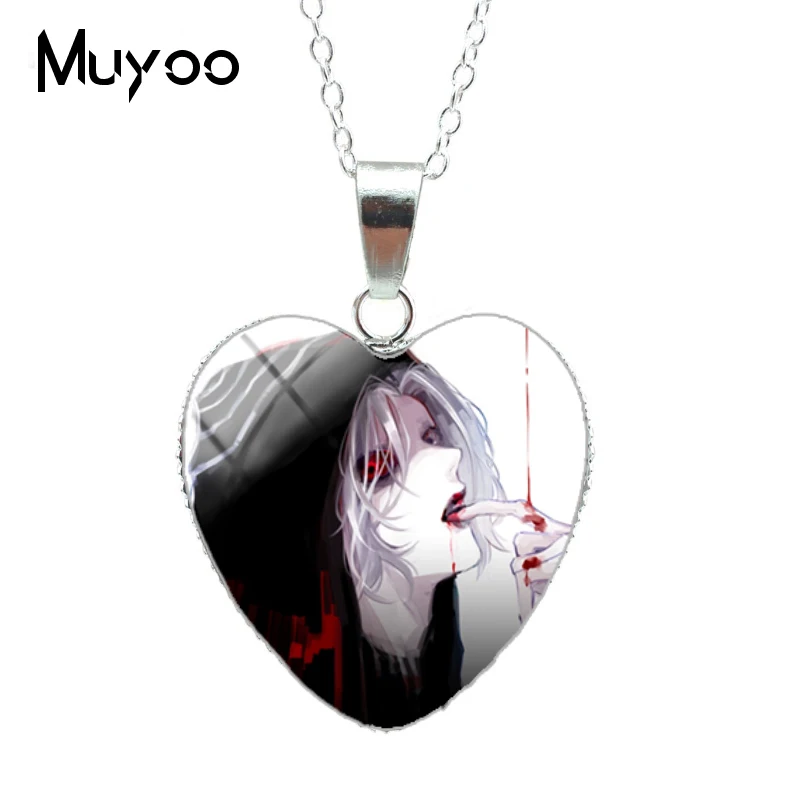 New Arrival Tokyo Ghoul Anime Heart Necklace Handmade Jewelry Gifts for Kids Cartoon Pendant HZ3 | Украшения и аксессуары