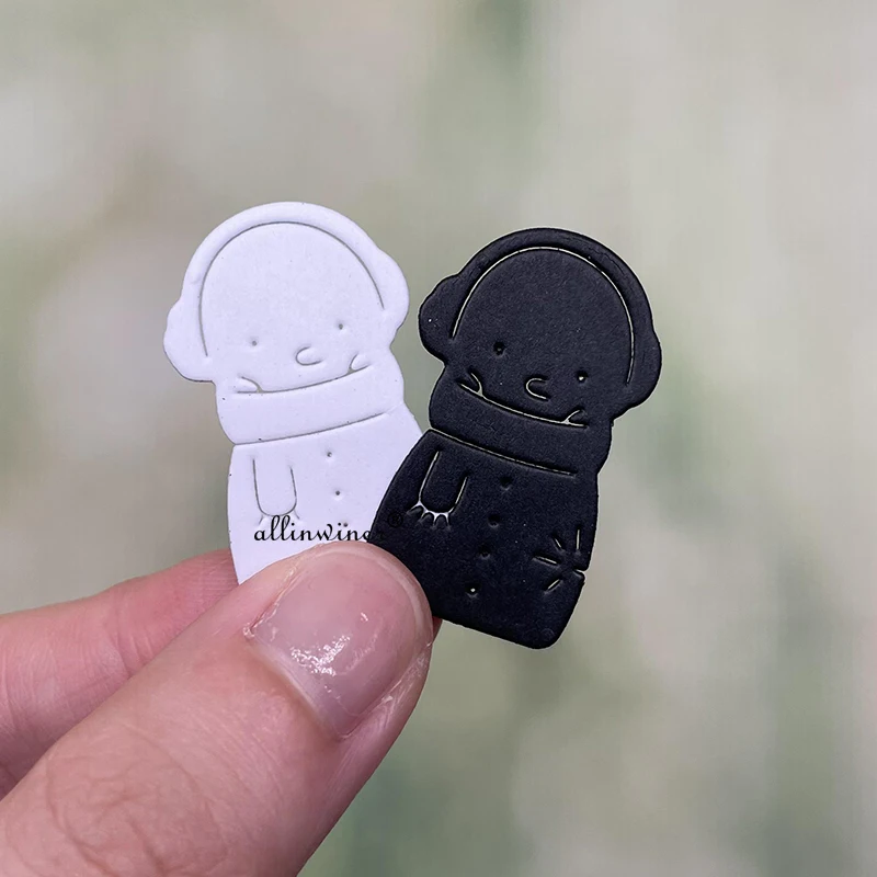 

New Snowman glove letter kettle DIY Craft Metal Cutting Die Scrapbook Embossed Paper Card Album Craft Template Stencil Dies
