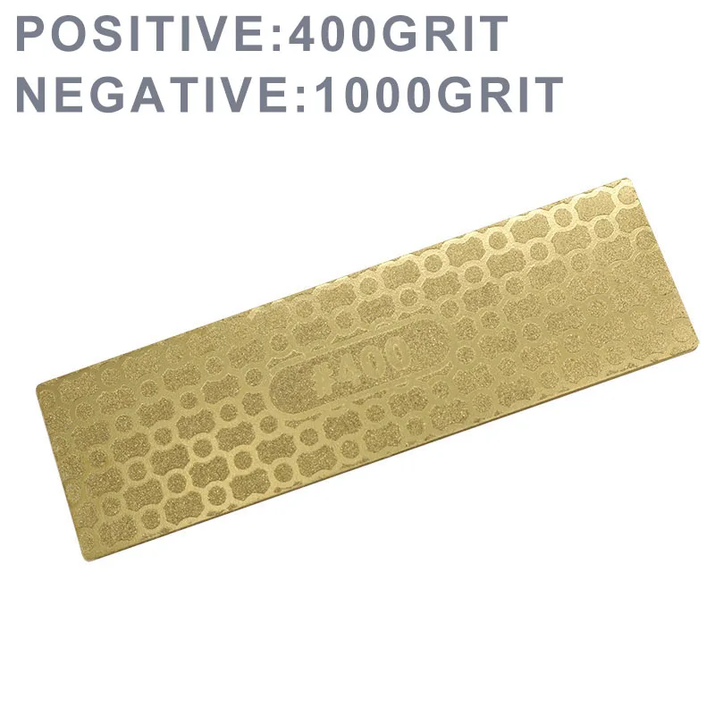 400 1000 grit DMD титановый Алмазный точильный камень портативный точильный камень Инструменты для улицы Золотой точильный камень домашний кухонный необходимые инструменты h4 - Цвет: 400 1000 grit