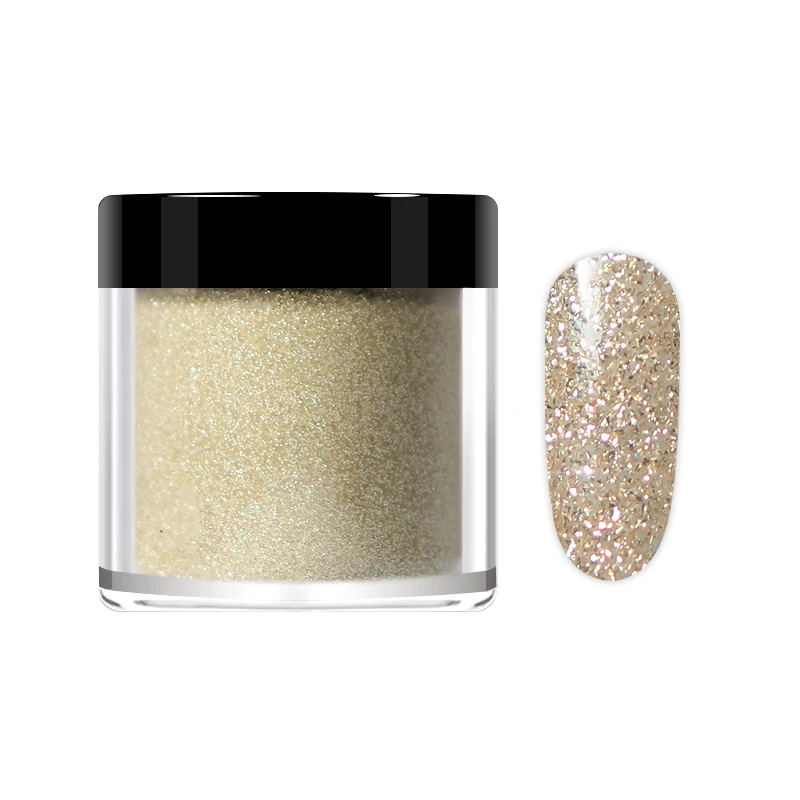 RIKONKA голографическая порошок погружения ногти дизайна градиент с