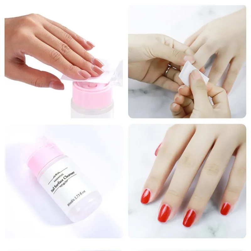Очищающее средство Плюс жидкая поверхность липкий слой остатки УФ-Гель-лак для