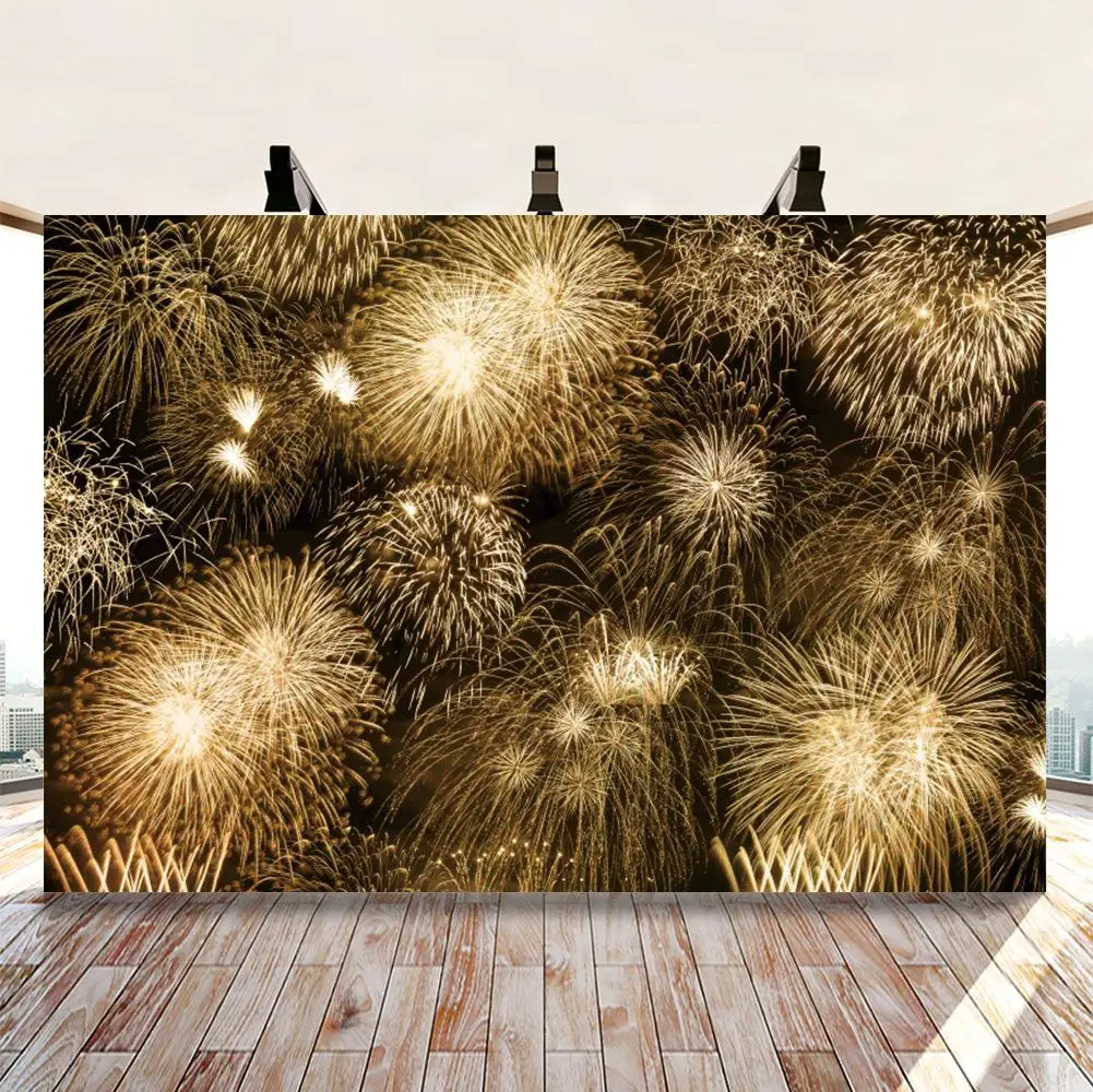 

Рождество С Новым Годом великолепный фейерверк Звездная ночь Виниловый фон для фотосъемки фотография фоны фотозона