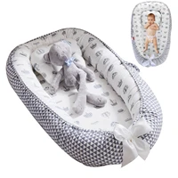 53 88cm 0 1y cotton crib baby lounger for 0 1y baby bassinet co sleeping hypoallergenic washable portable bed