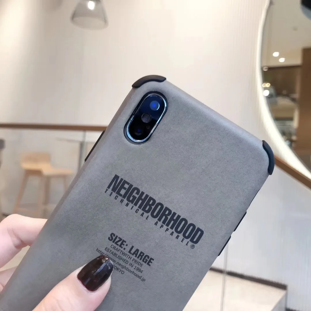 Japan Street trend Neighborhood Sports fashion Hard Phone Case For Apple iPhone 11 Pro X XS Max Xr 7 8 6 S Plus Back Cover |