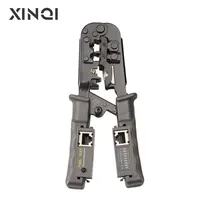 2 in 1 RJ45 Network LAN Cable  Cutting Tool Cable Tester Cable Pliers 4P/6P/8P Wire Cutter Tool Test Crimping Pliers