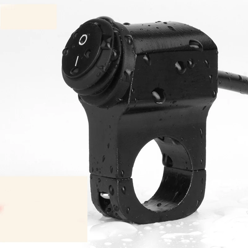

Waterproof Motorcycle Handlebar Dual Button Switch 12V Headlight Fog Spot Light Switch Aluminum Alloy Motorbike Accessories