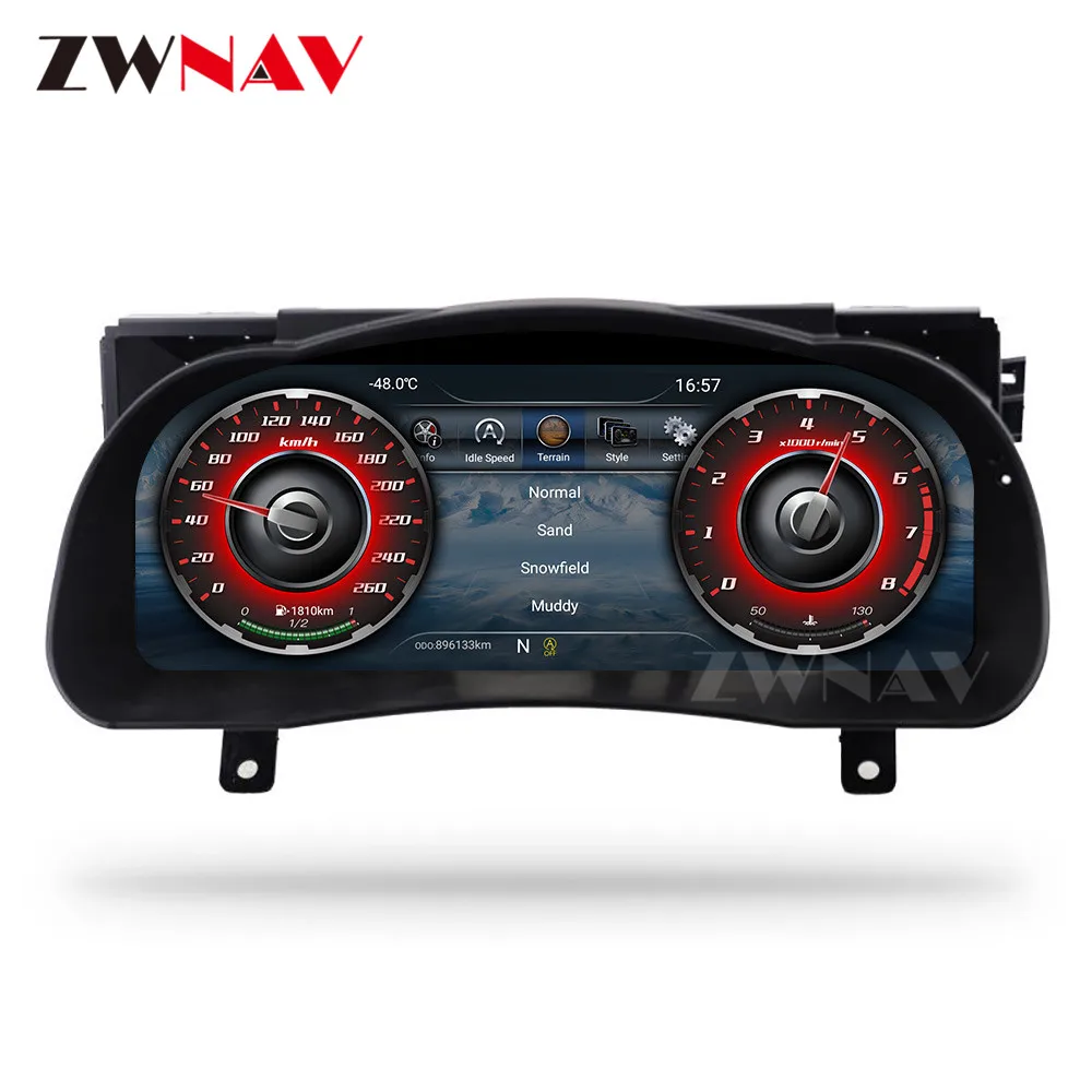 Android автомобильный цифровой кластер Виртуальная кабина для Toyota Highlander 2015-2019