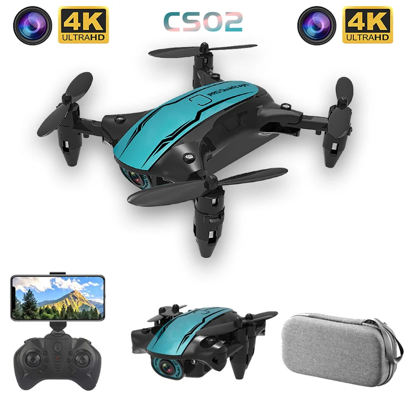 Mini Drone With 1080P HD Camera WIFI FPV Profesional Altitude Hold Dron Foldable RC Quadcopter Electric Helicopter Toy |