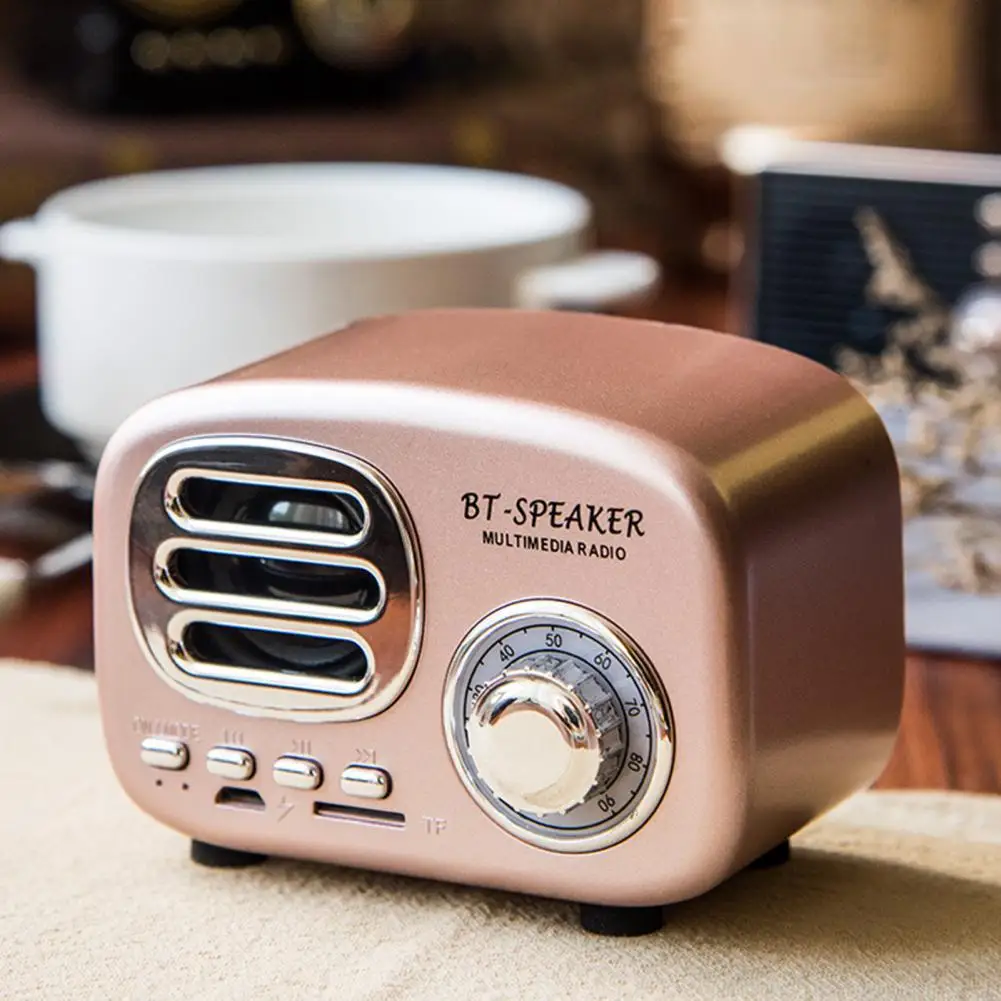 Bluetooth-колонка в ретро-стиле с поддержкой TF-карты ABS | Электроника