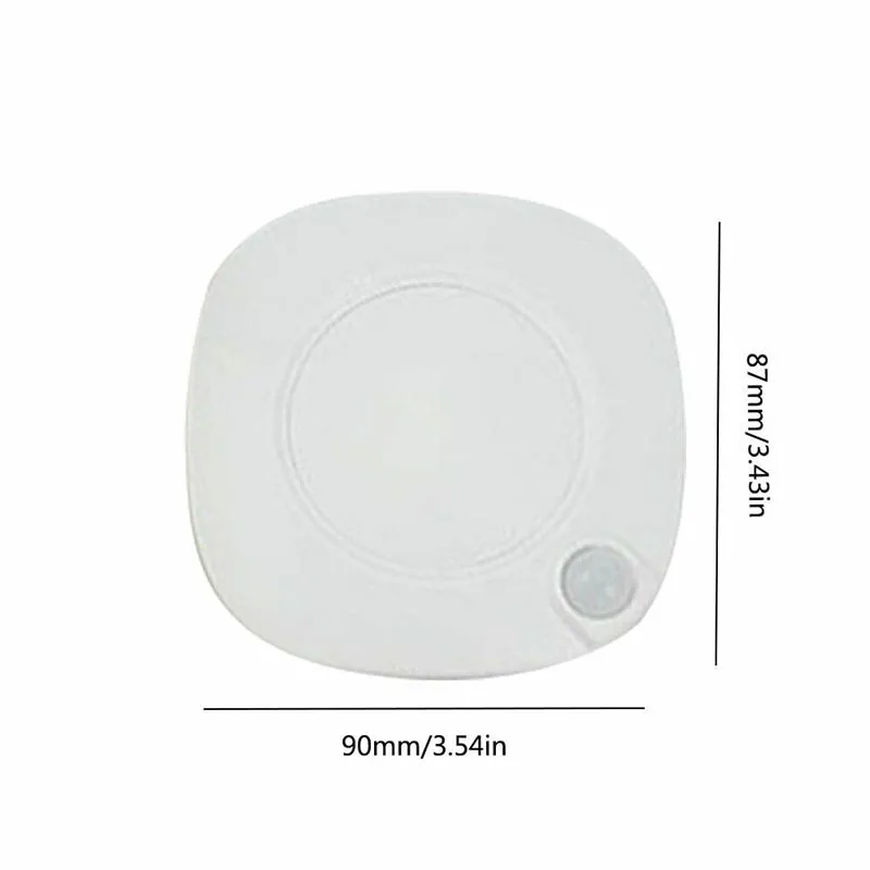 Настенные часы с умным датчиком и светодиодный светильник s 2 цвета для дома ночи