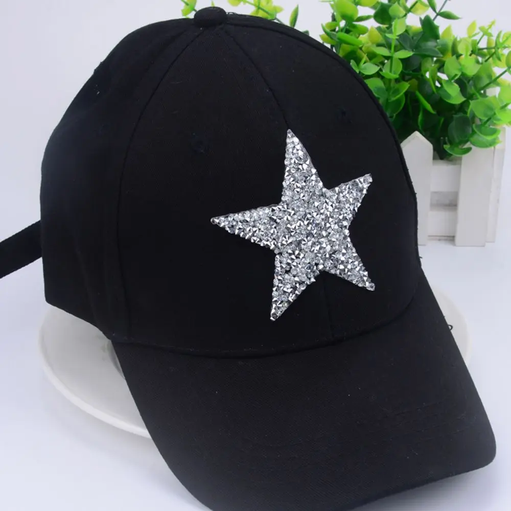 1pc Star Motifs Rhinestone Patches Pentagram Sticker Thermal Transfer Hotfix Clothing Accessories DIY Crafts | Дом и сад