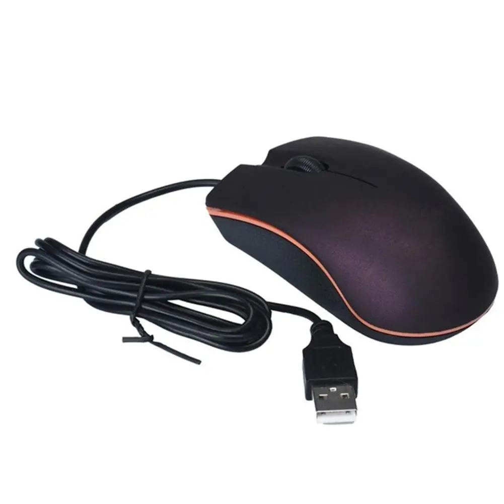 

Эргономичная Проводная игровая мышь, USB компьютерная оптическая сенсорная подсветка, тихий геймер, мышь для ПК, ноутбука с X2U5