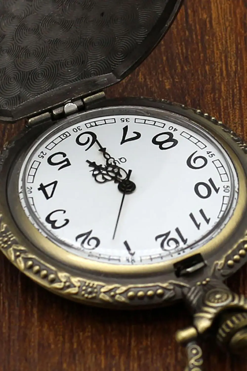 Винтажные Однокомпонентные карманные часы с бронзовым пиратским черепом