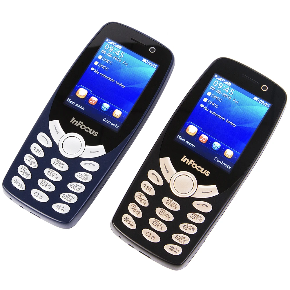 InFocus IF9012 русская клавиатура мобильный телефон 2,4 дюймов gsm 1800 мАч кнопочный дешевый разблокированный двойной sim фонарик мобильный телефон